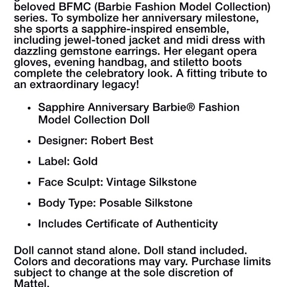 New in box comes in Mattel packaging - Picture 10 of 10